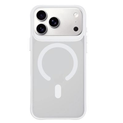 21. 3mk Smoke MagCase for iPhone 17 Pro - White-Translucent