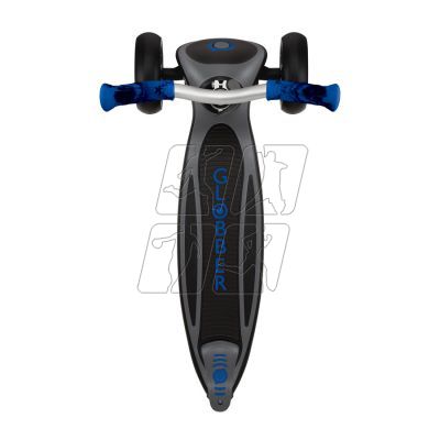 5. Globber Master Prime 3-Wheel Scooter / Black - Navy Blue 664-100