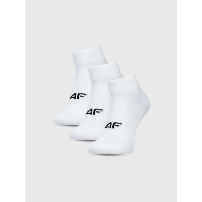 Boys' casual ankle socks (3-pack) 4F 4FJWMM00USOCM499-10S