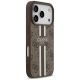 4. Guess 4G Printed Stripes MagSafe case for iPhone 17 Pro - brown