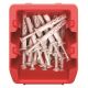 40. BINEER SHORT WORKSHOP BIN SET 8 PCS RED KISTENBERG