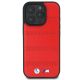 3. BMW M Perforated And Stitched Line MagSafe case for iPhone 16 Pro - red