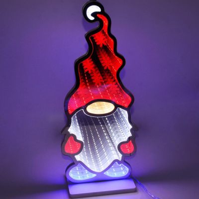 7. MIRROR DECORATION WITH LED DIODES INFINITY MIRROR EFFECT DWARF