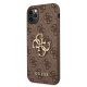 2. Guess 4G Big Metal Logo Case for iPhone 11 Pro Max - Brown