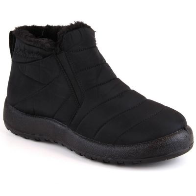 16. News W EVE438A Waterproof Slip-On Snow Boots Black