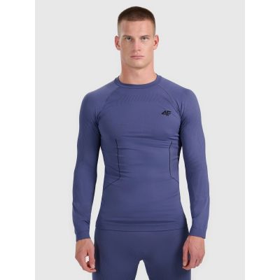 4. Men's seamless thermal underwear (top) 4F 4FWAW25USEAM233-32S
