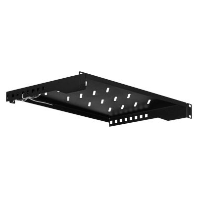 4. Lanberg AK-1004-B shelf for cabinets (300 mm; black)