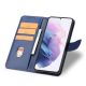 4. Magnet Case Elegant Case Cover Flip Cover Samsung Galaxy S22 + (S22 Plus) Blue