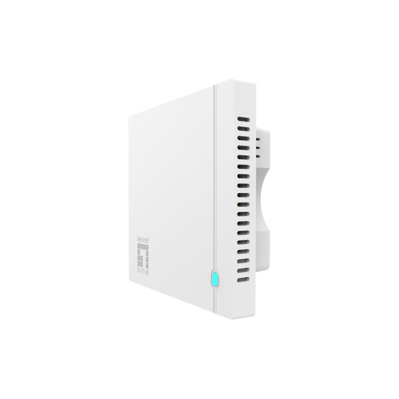 LevelOne AX1800 Dual-Band Wi-Fi Dual Band Wireless PoE Access Point 6 - 1800 Mbps - 574 Mbps - 1201 Mbps - 10,100,1000 Mbps - 2.412 - 2.484 - 5.18 - 5.825 GHz - IEEE 802.11a - IEEE 802.11ac - IEEE 802.11ax - IEEE 802.11b - IEEE 802.11g - IEEE 8