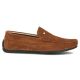 2. Men's leather moccasins, camel suede, Filippo MP923