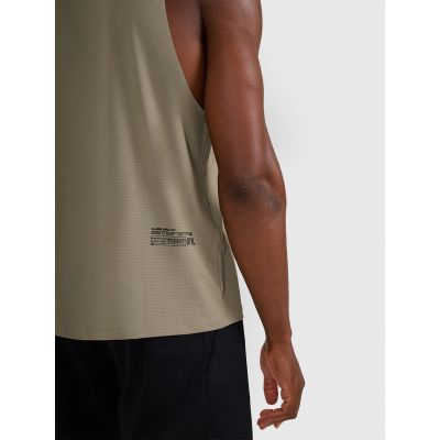 3. Men's quick-drying training tank top 4F 4FWAW25TFSLM554-43S