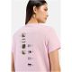 Women's short-sleeve ODLO T-shirt crew neck s/s COTTON BLEND ODLO FLAGS, pink