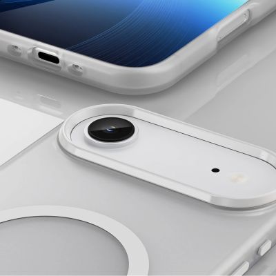 4. Magnetic Abrasive iPhone 17 Air Case Compatible with MagSafe - Matte White