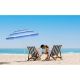 21. BEACH/BALCONY UMBRELLA 180CM BLUE LINE 1048819