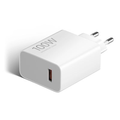 4. Wall Charger Xiaomi MY-19-ER, 100W, 6.1A, 1 x USB-A, with USB-C Cable, White BHR095VEU