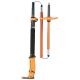 BCA SCEPTER 4s Black-Orange Ski Touring Poles