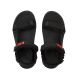 5. Lee Cooper women's shoes with velcro straps for summer beach sandals, lightweight black