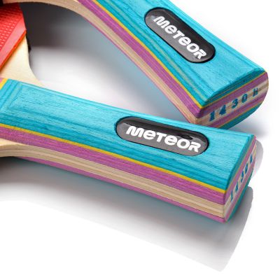 16. Set of 2 Meteor Zephyr 15021 table tennis bats
