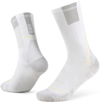3. Buff Coolnet Crew Sock CC Running Socks – white