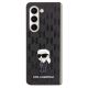 2. Karl Lagerfeld Saffiano Monogram Ikonik Pin case for Samsung Galaxy Z Fold 5 - black
