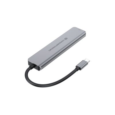 3. Conceptronic DONN33G Wired Docking Station USB 3.2 Gen 1 (3.1 Gen 1) Type-C Silver
