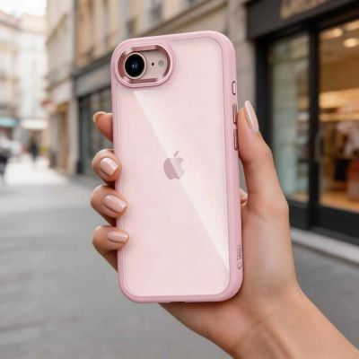 4. Tech-Protect Magmat Case for iPhone 16e / 17e - Transparent Pink
