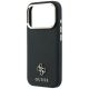 6. Guess Saffiano Small 4G & Classic Logo MagSafe Case for iPhone 17 Pro Max / 18 Pro Max - Black