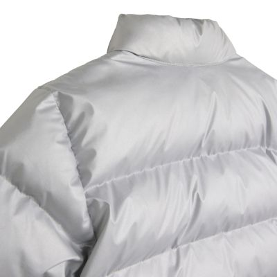 5. Adidas Synthetic Down Glam Silver Kids Jacket JM8870