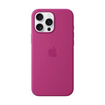 6. Apple iPhone16 Pro Max Silicone Case with MagSafe - Fuchsia