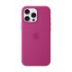 6. Apple iPhone16 Pro Max Silicone Case with MagSafe - Fuchsia