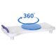 2-in-1 bathtub bench with rotating disc