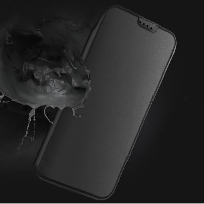 7. Dux Ducis Skin Pro Case for iPhone 17 Pro Max with Flip and Card Slot - Black
