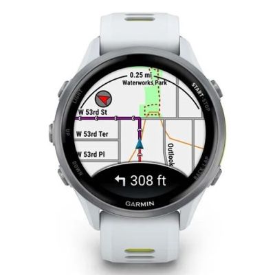 2. Garmin Forerunner 970 Whitestone/Amp Yellow Sports Watch