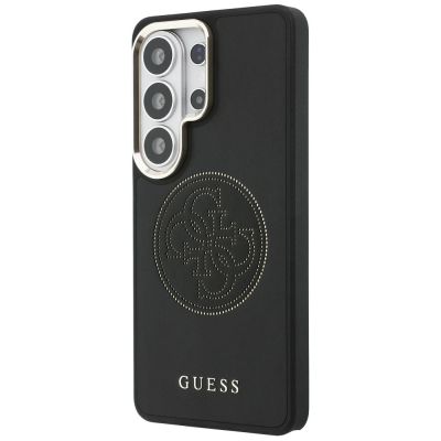 2. Guess Perforated Logo MagSafe Case for Samsung Galaxy S26 Ultra – Black