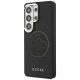 2. Guess Perforated Logo MagSafe Case for Samsung Galaxy S26 Ultra – Black