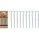 TENT PEGS 17CM SET 10 PCS METAL REDCLIFFS