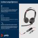 Poly Blackwire 5220 Stereo Headphones USB-C Headset +3.5mm Plug +USB-C/A Adapter 8X231AA