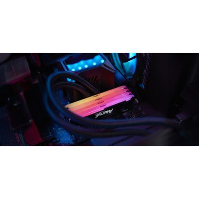 4. Kingston Technology FURY Beast RGB 8GB Memory Module 1 x 8GB DDR4 3200MT/s