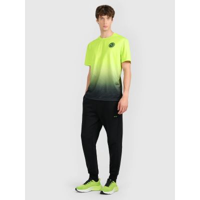 6. Men's quick-drying T-shirt with print 4F x Robert Lewandowski 4F RL9SAW25TTSHM3358-45N