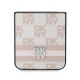 5. DKNY Checkered Pattern Printed Stripes Case for Samsung Galaxy Z Flip 6 - Pink