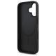7. DKNY Repeat Pattern Stack Logo MagSafe iPhone 16 Case - Black