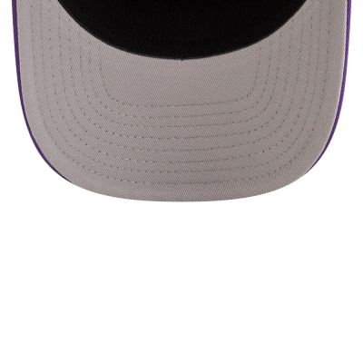 7. New Era 9SEVENTY Los Angeles Lakers NBA Team Purple Stretch Snapback Cap - 60755432