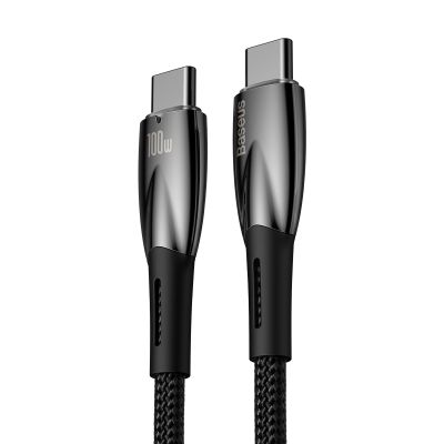 3. Baseus CADH000701 USB-C - USB-C PD cable 100W 5A 480Mb/s 1m - black
