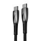 3. Baseus CADH000701 USB-C - USB-C PD cable 100W 5A 480Mb/s 1m - black