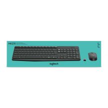 Logitech MK235 920-007931 Membrane Keyboard + Mouse Set (USB 3.0; gray; optical)