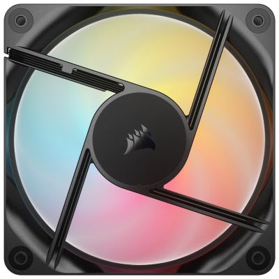2. Corsair RS120-R ARGB Computer Case Fan 12 cm Black 3 pcs.
