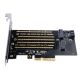 2. M.2 NVMe to PCI-E 3.0 x4 Expansion Card