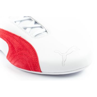 5. Puma men's sports shoes Ferrari Future Cat white natural leather fashionable