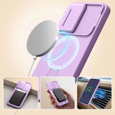 4. Tech-Protect Kevlar Aura MagSafe Case for Samsung Galaxy A57 - Purple