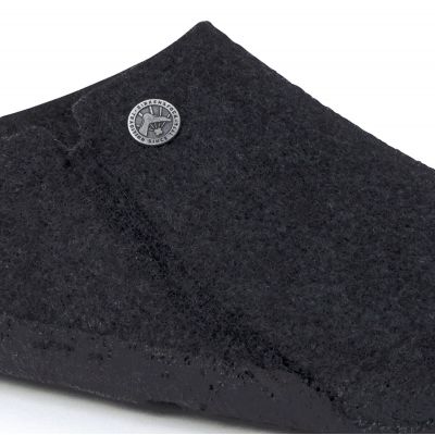 2. Birkenstock Zermatt Anthracite wool felt insulated slippers for women/men, regular size wide (1015090)